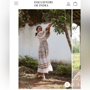 Daughters of India Dress - Jasmine Midi (L)